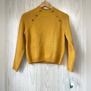 Copper Key Girls Mustard Color Sweater Size XL NWT